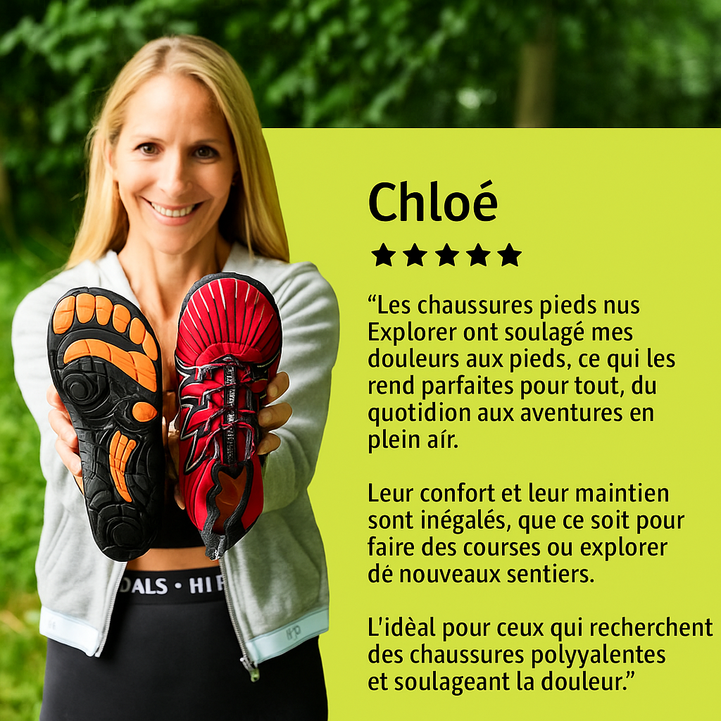 Explorer – BareFoot Orthopédique et antidérapantes (Unisexe)