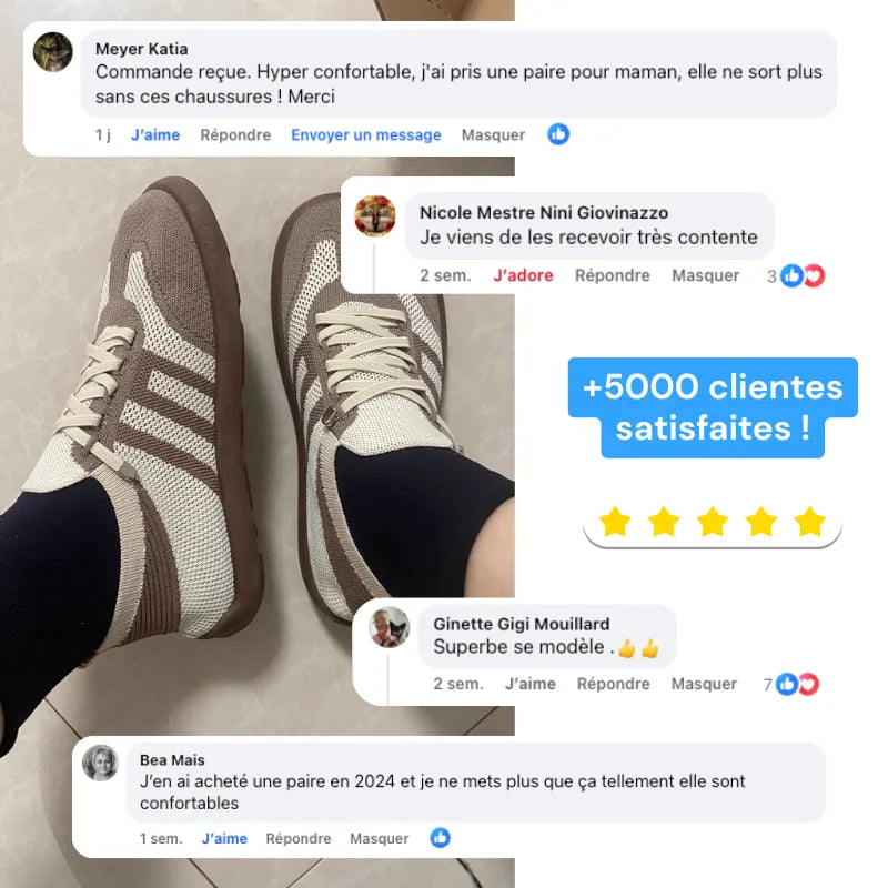 ErgoNura™ - Baskets à confort orthopédique