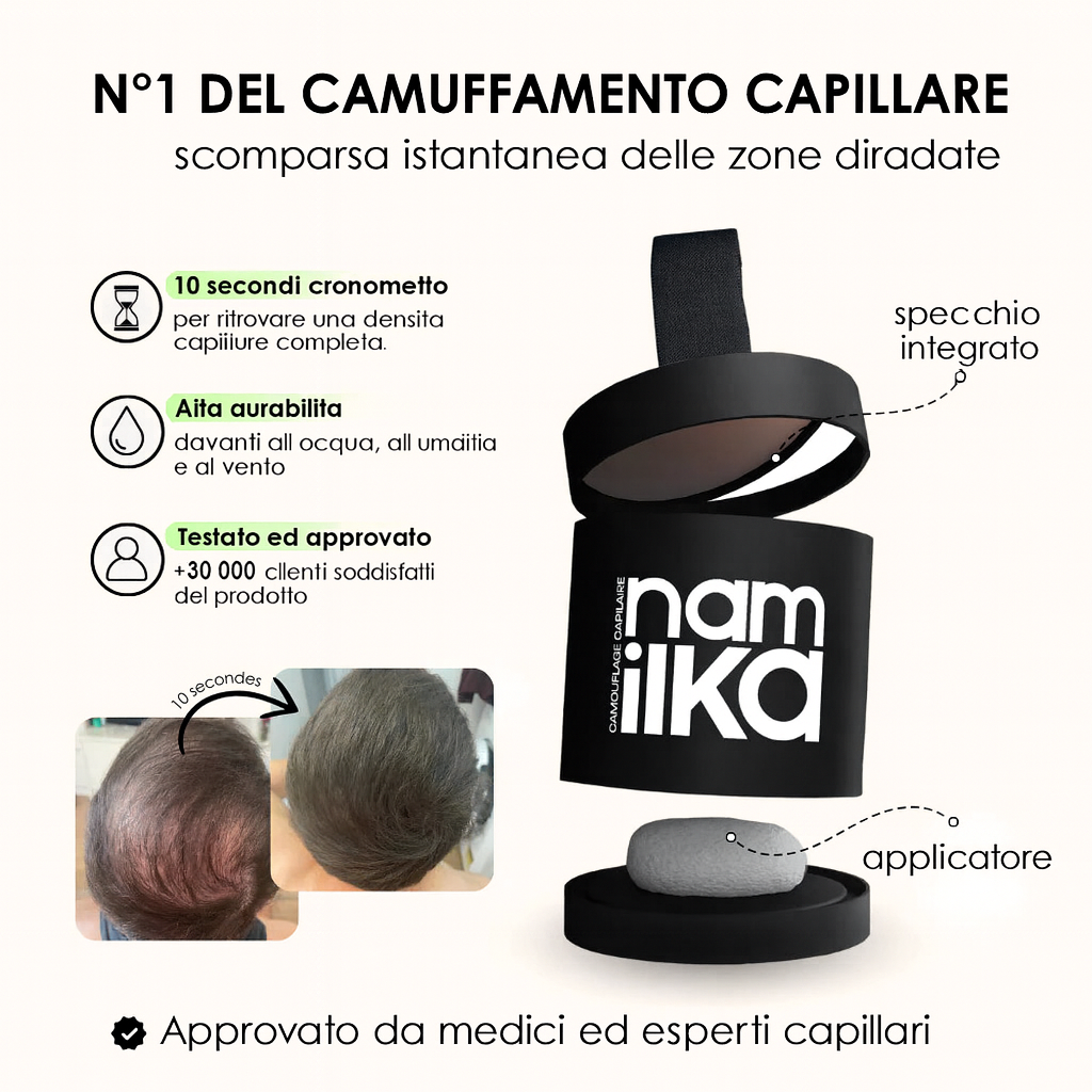 Camuffamento capelli - Namilka™