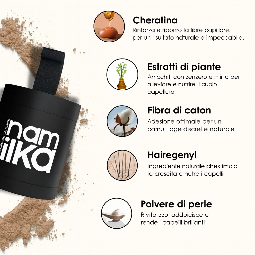 Camuffamento capelli - Namilka™